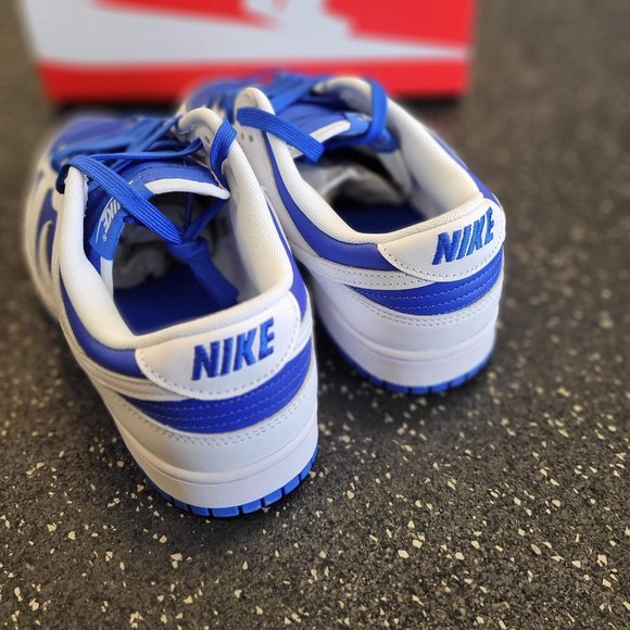 Nike Dunk Low Racer Blue and White Reverse Kentucky - Men's Sz 10.5 DD1391-401 - Picture 4 of 8